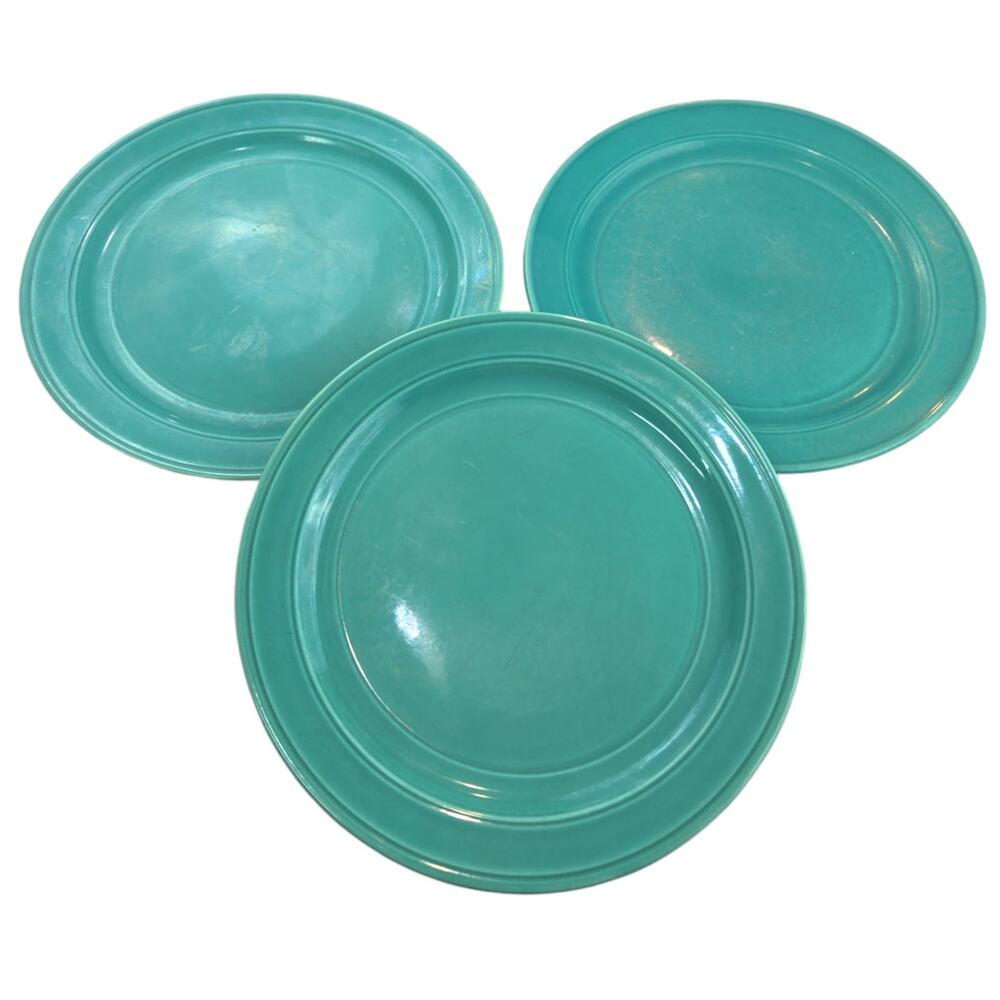 Vernon Kilns | 3 Vintage, Early California, Vernonware Plates | Size 9.5 inches - Picture 2 of 5